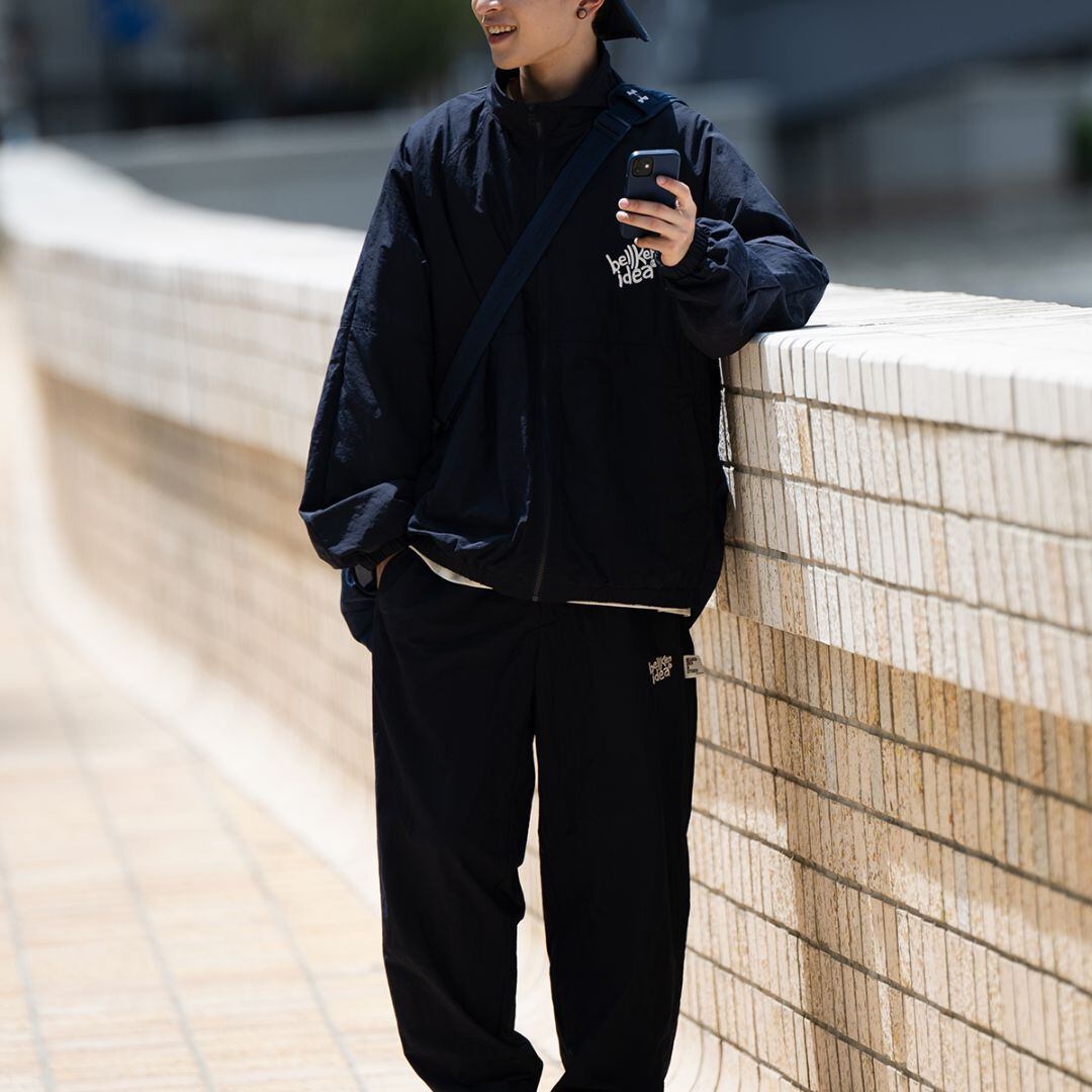 BELLKEN】Shoulder Sleeve Coach Jacket（ショルダースリーブ コーチ