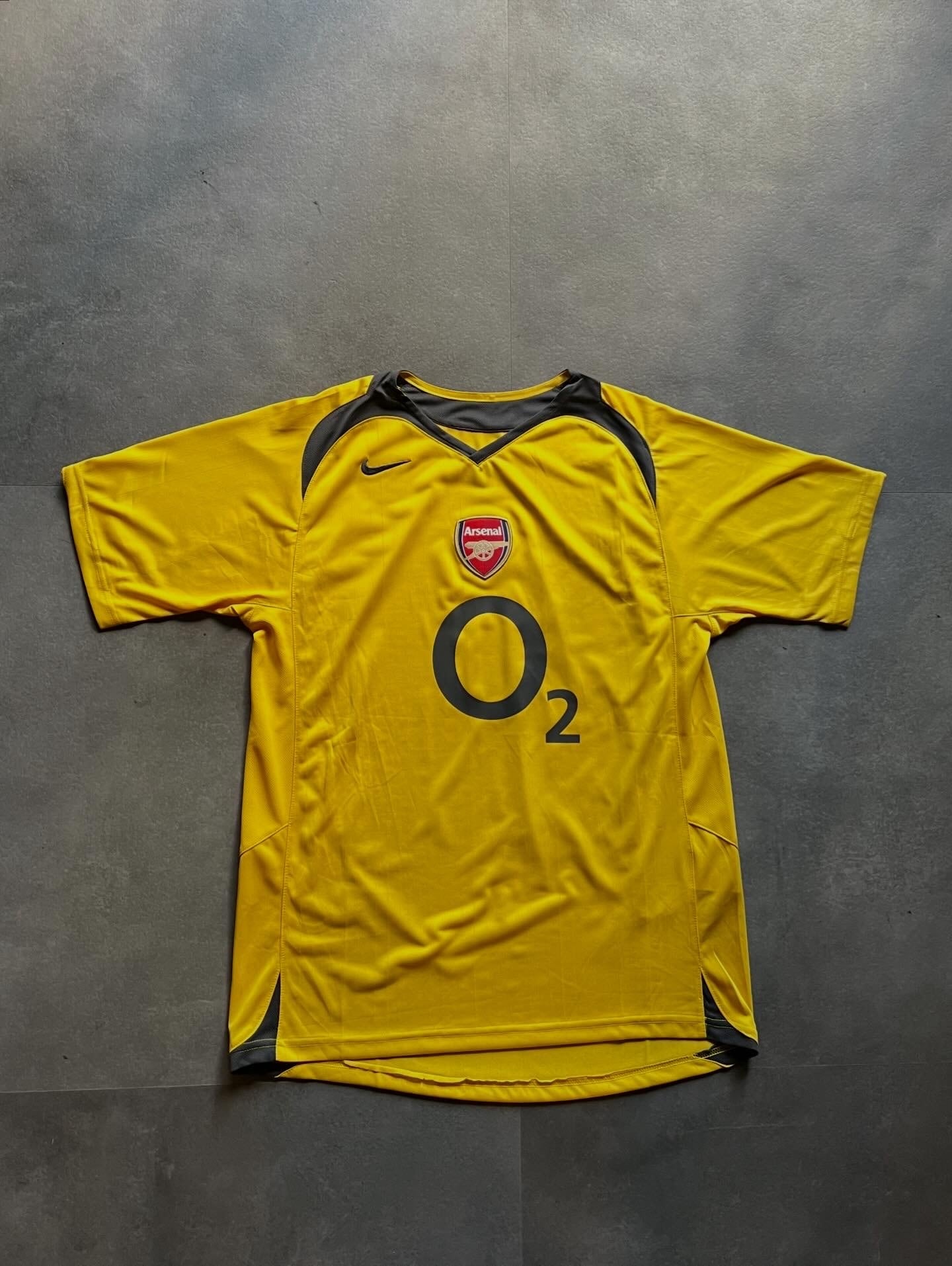 NIKE Arsenal O2 ゲームシャツ L イエロー アーセナル 半袖 | Léon