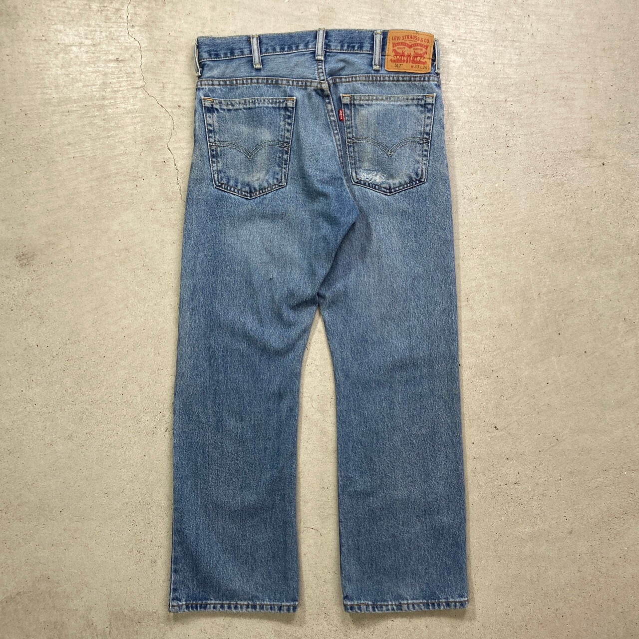 リーバイス517w29ブーツカットデニムジーンズジーパンフレアパンツ青 