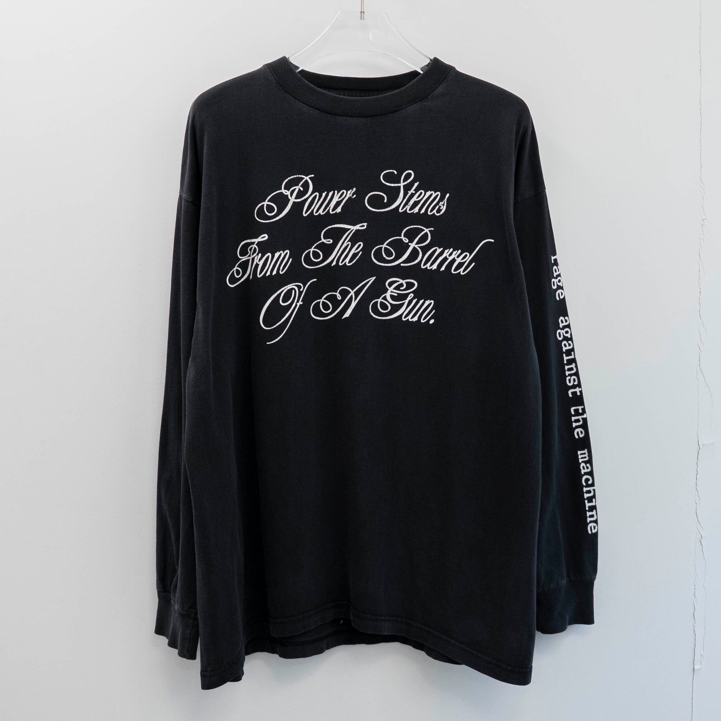 Rage Against The Machine " 毛沢東 L/S " Euro XL 【A5-184】