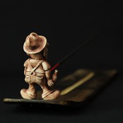 UNCLE PERV Incense stand /Antique