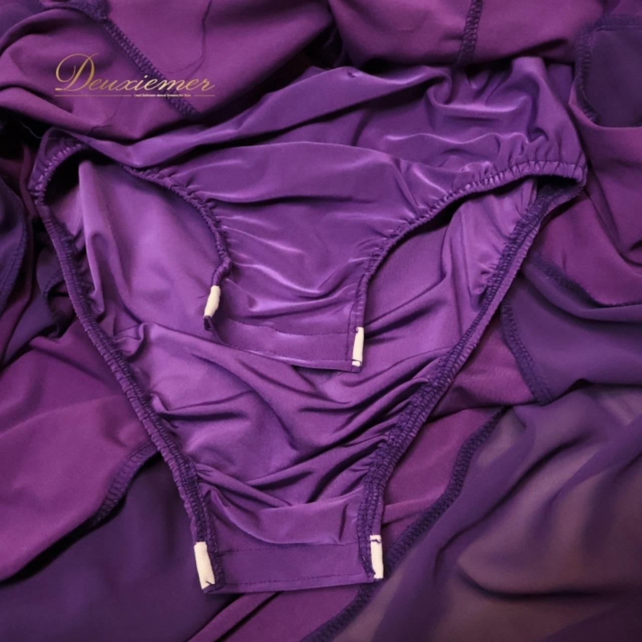 社交ダンス 衣装 スタンダードドレス ドレス ワンピース パーティドレス 紫 ミリオン million パープル系 無地 綺麗 おしゃれ フォーマル ダンス衣装 発表会 レディース