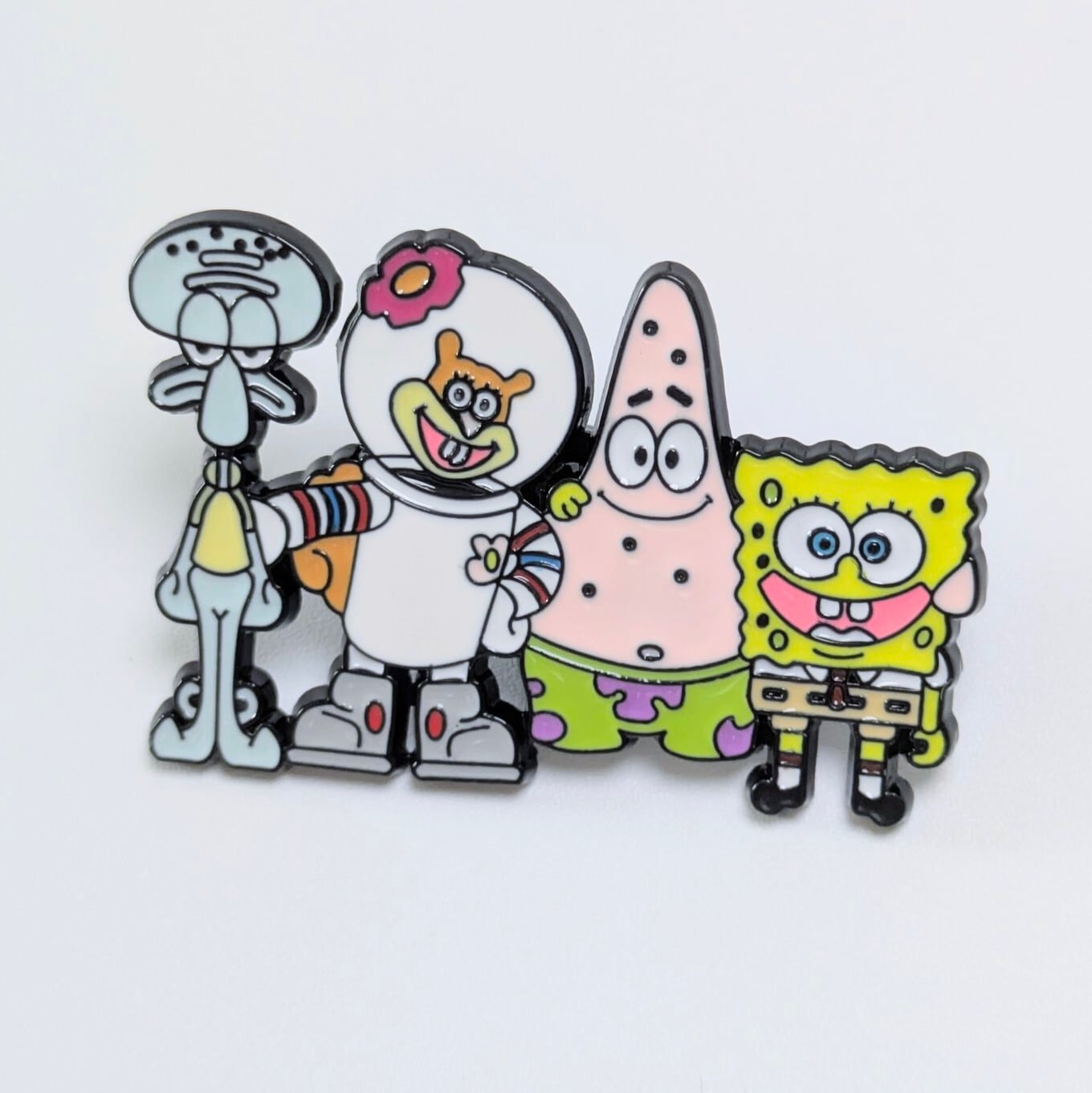 ♧送料無料！ ★ピンズ PINS★ピンバッジ 【 SpongeBob SquarePants（スポンジボブ）】ピンズ 7Pセット / ピンバッジ / PINS〚アメリカン雑貨 アメトイ〛