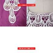 社交ダンス 衣装 Leirena レイリーナ ドレス ワンピース パープル系 刺繍 ラインストーン 紫 白 キラキラ 練習 レッスン 光沢 高級感 上品 かわいい イチオク ICHIOKU ダンス衣装 イベント ステージ パーティー ドレープ ホワイト系