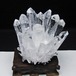 水晶 クラスター 水晶 原石 台座付属 一点物 182-8620