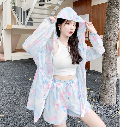 【春夏新作】日焼け防止シャツ 2枚ファッション/人気トップス#sttss-203257