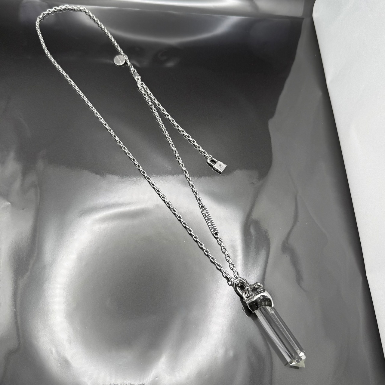 One off CHAIN NECKLACE [QUARTZ] with EAGLE / 限定商品 クオーツ チェーンネックレス・イーグル