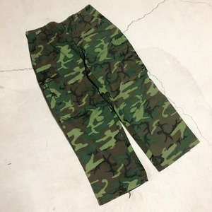 ⊕1960'S US ARMY FATIGUE CAMO CARGO PANT