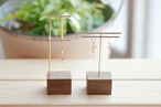 【ORDER】2way Stand Brass&Wood  / スタンド 真鍮・木製