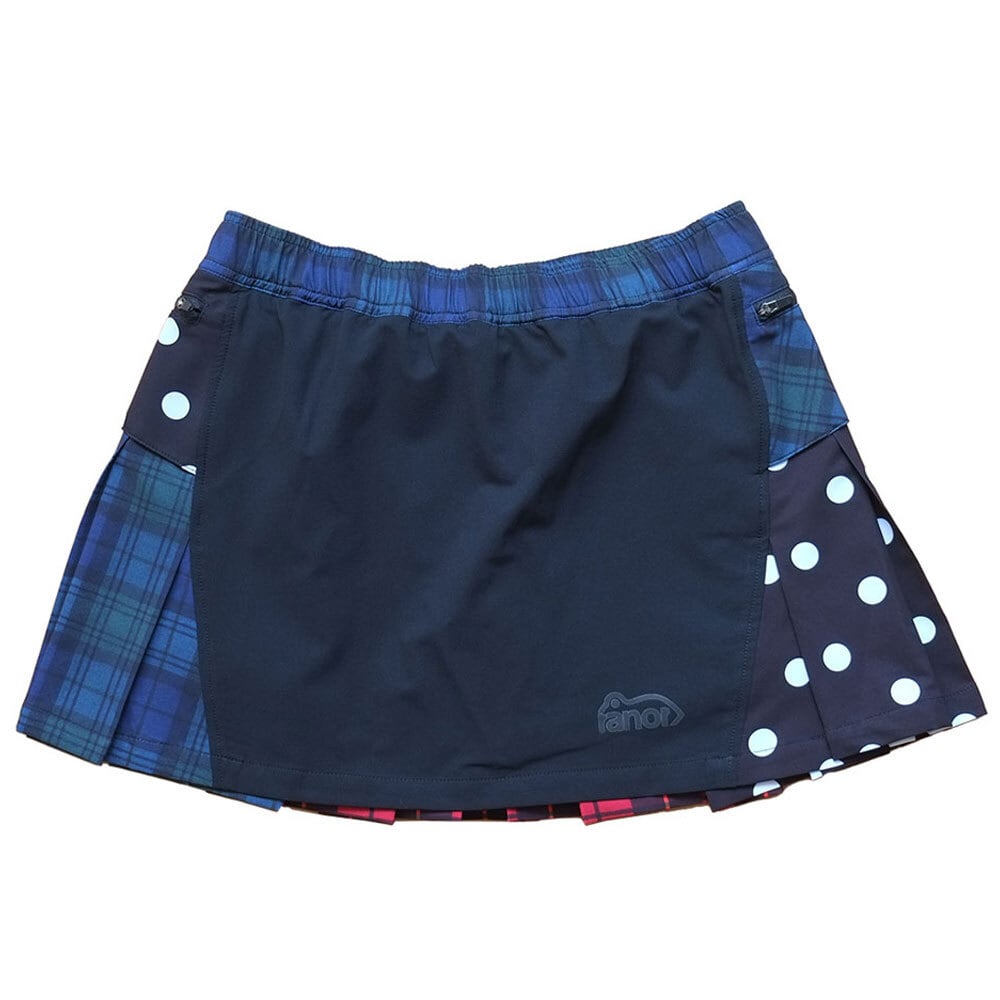 ranor(ラナー) TD CRAZY PLEATS SKIRT BLACK | play field mountain