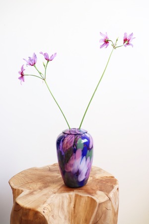marble glass vase