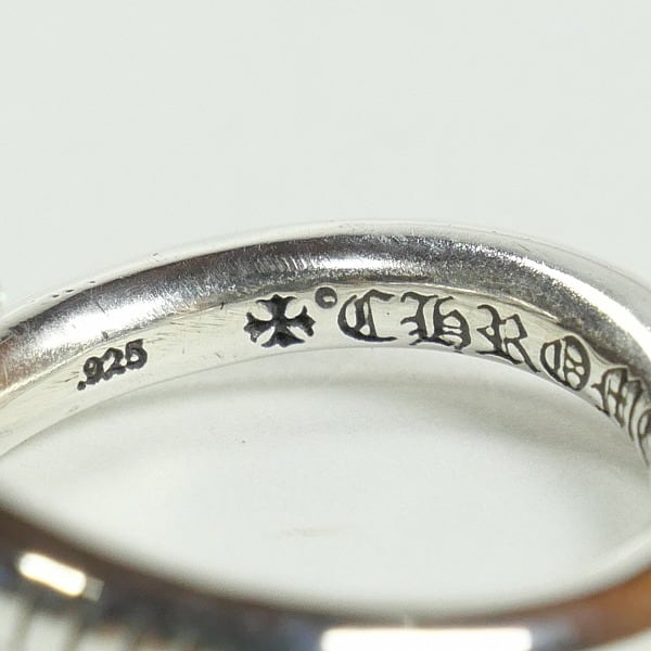Size【12号】 CHROME HEARTS クロム・ハーツ NAIL RING CRSBL SILVER