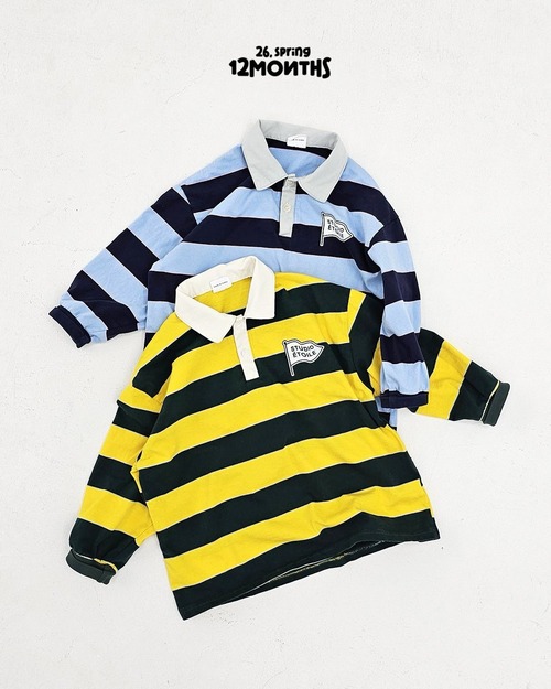 12months［取寄］adult / retro collar tee 26spring