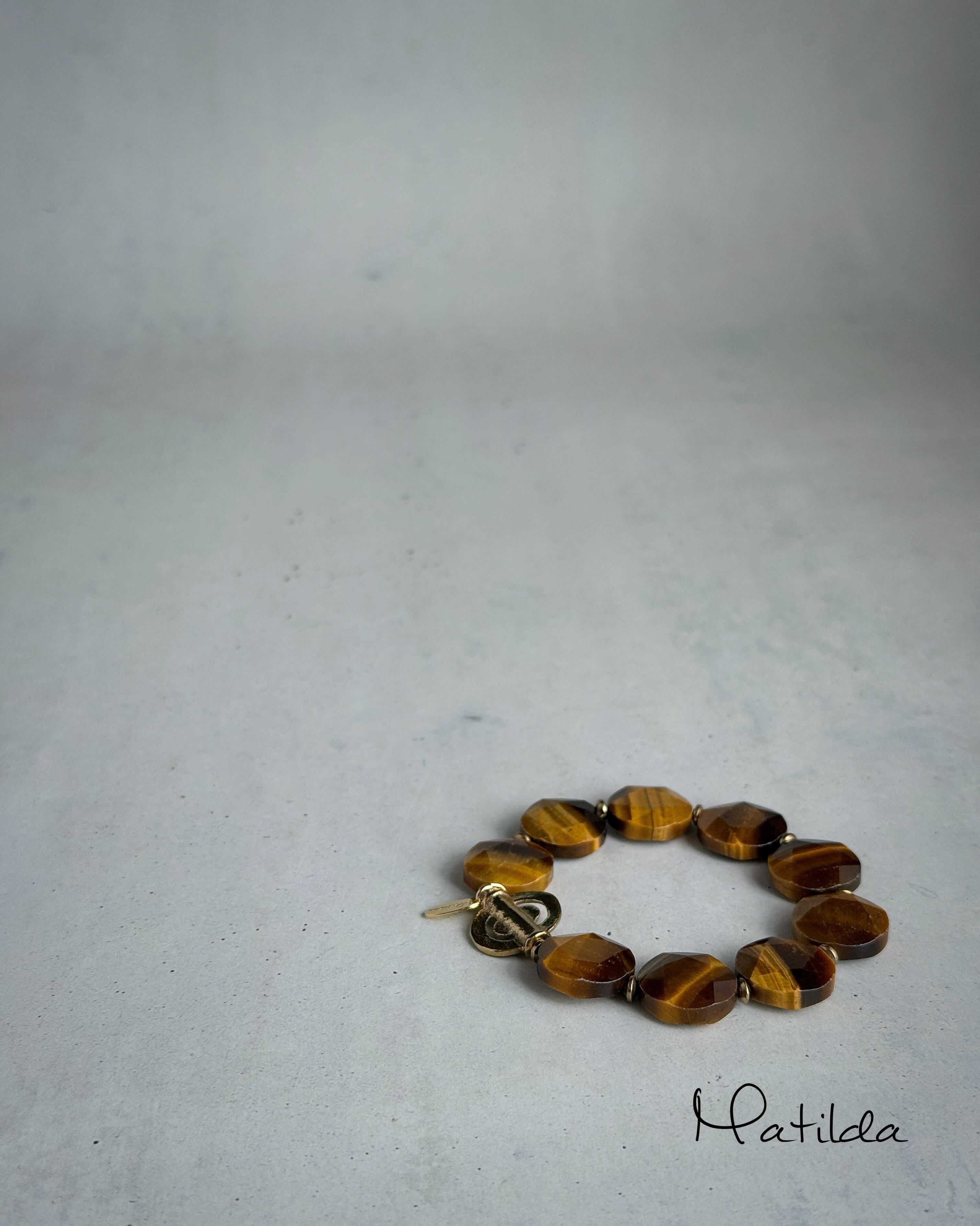 tumble bracelet(タイガーアイ)