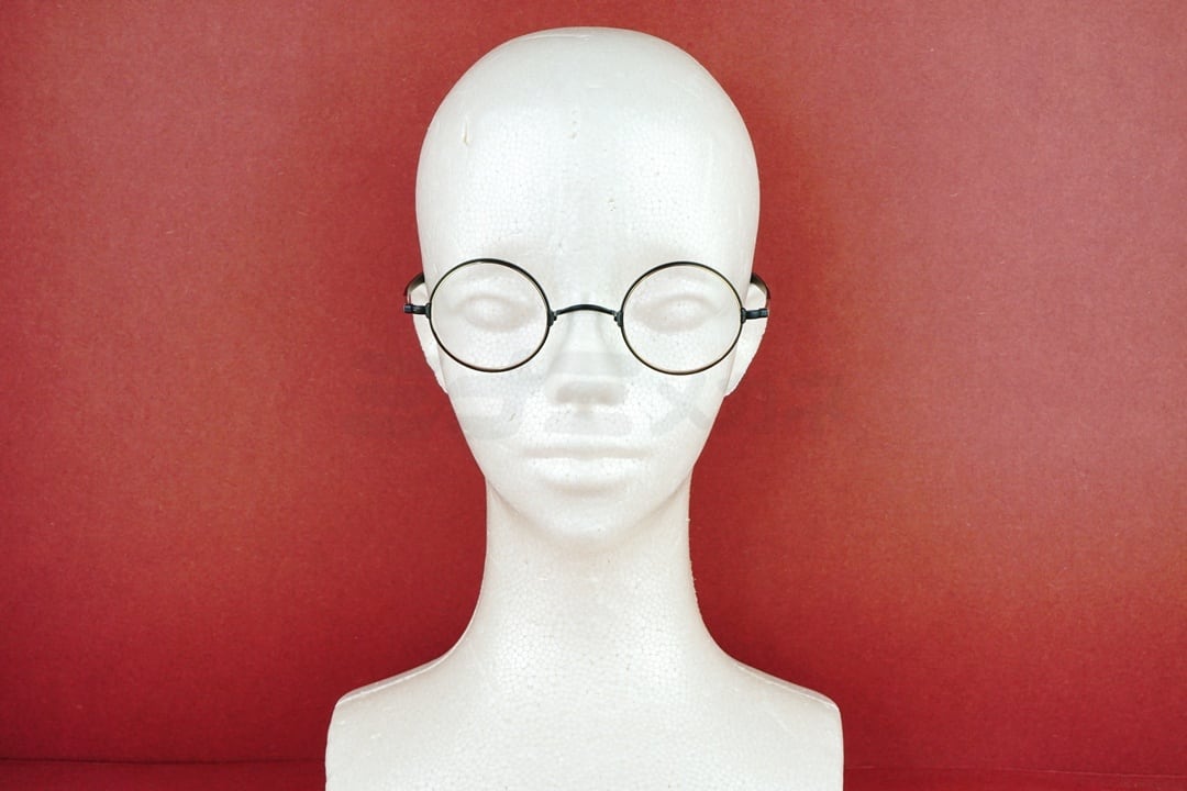 KameManNen メガネ KMN-772 MBK/GD 40サイズ 42サイズ ラウンド 一山