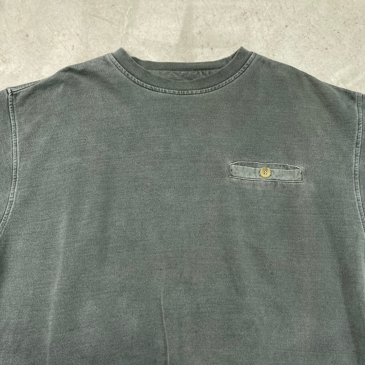 90年代 THE TERRITORY AHEAD ワンポイントポケット スウェットシャツ 