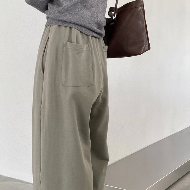 drawstring sweatpants　J00352