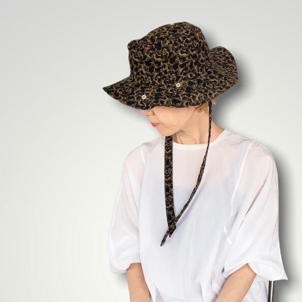 ZOZOTTE tenui series / bo-shi / 帽子 / ハット コーデュロイカモフラ柄