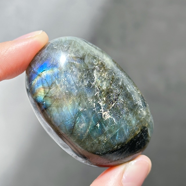 ラブラドライト パームストーン34◇ Labradorite palm stone ◇天然石・鉱物・パワーストーン