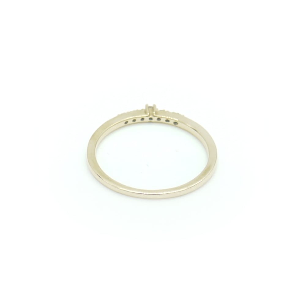 K18 ダイヤモンド デザインリング 18金 指輪 9号 Y03061 | 大和屋質店