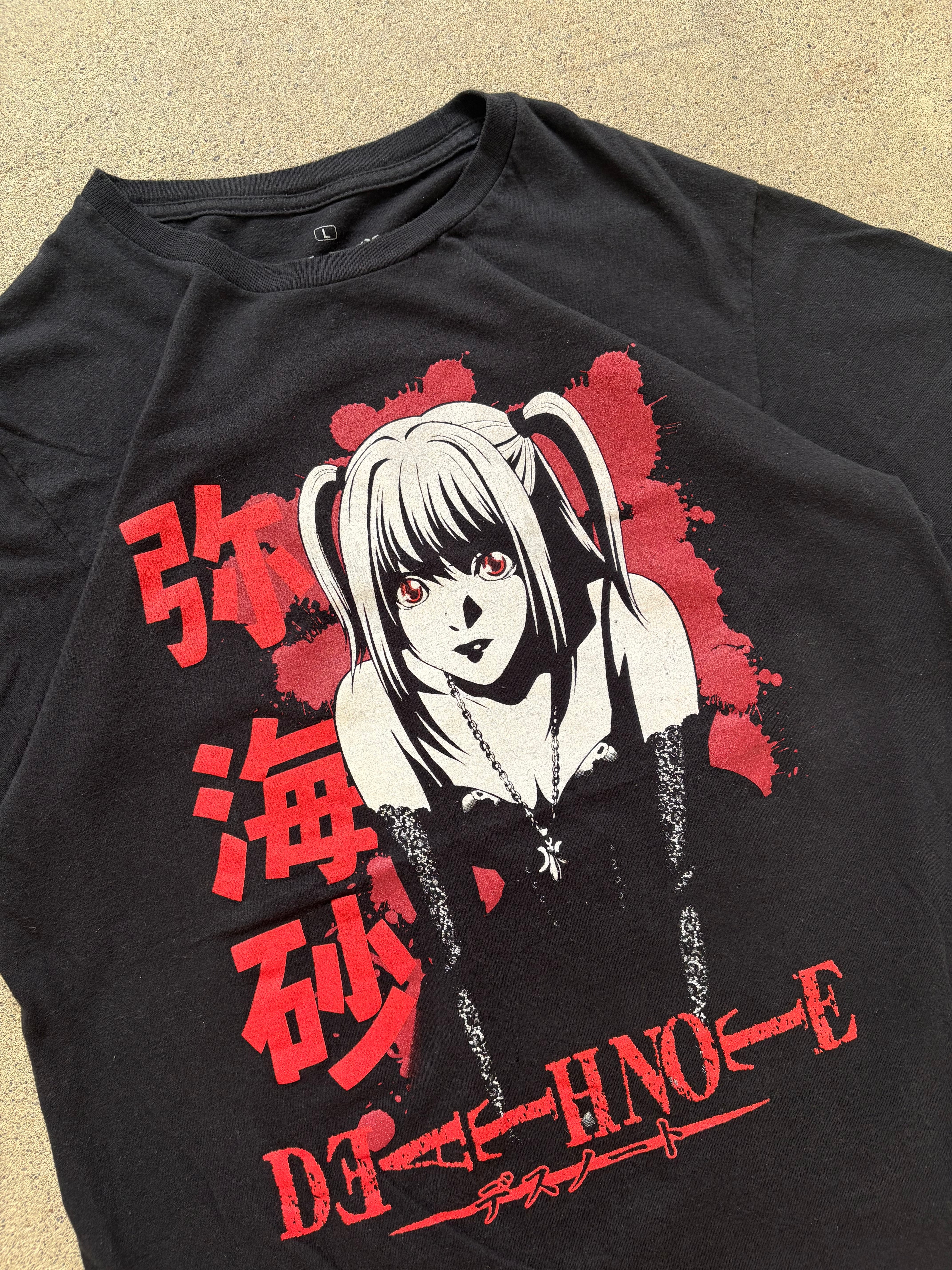 00's デスノート 弥 海砂 ミサミサ アニメTシャツ | mist used