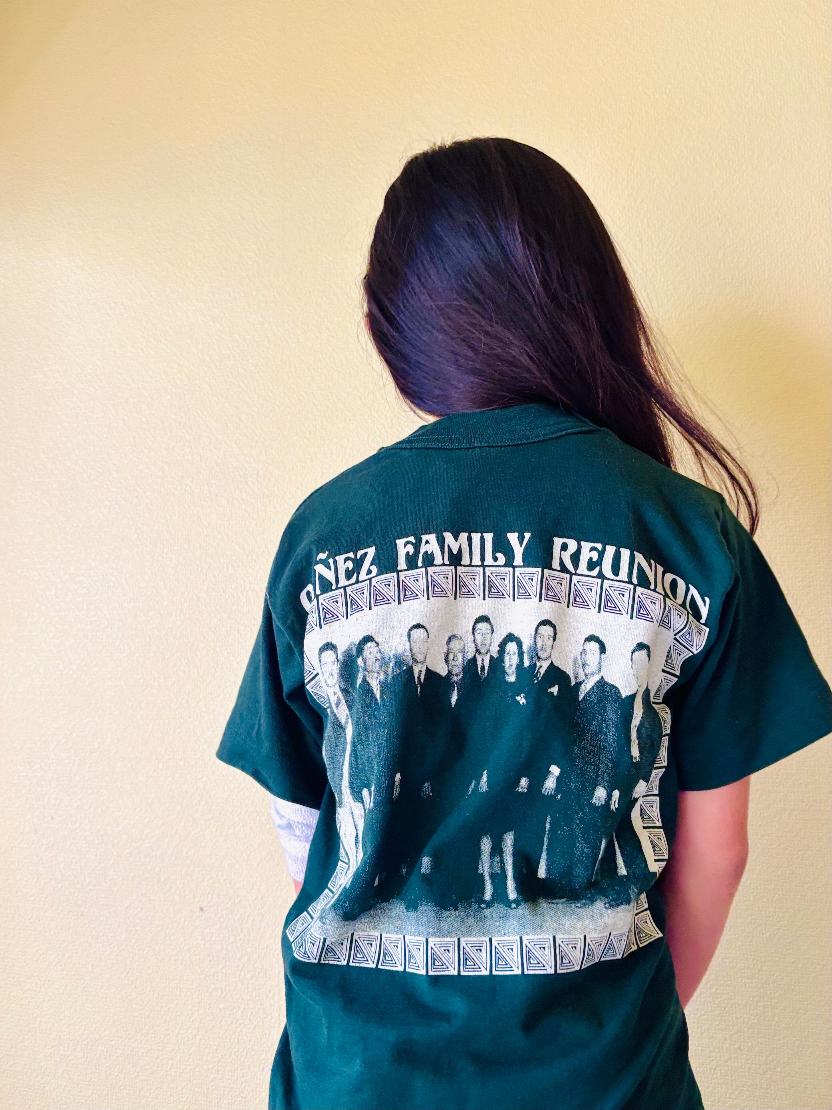 【KIDS vintage】 90's vintage CANES FAMILY REUNION T-sh. size:5-7y