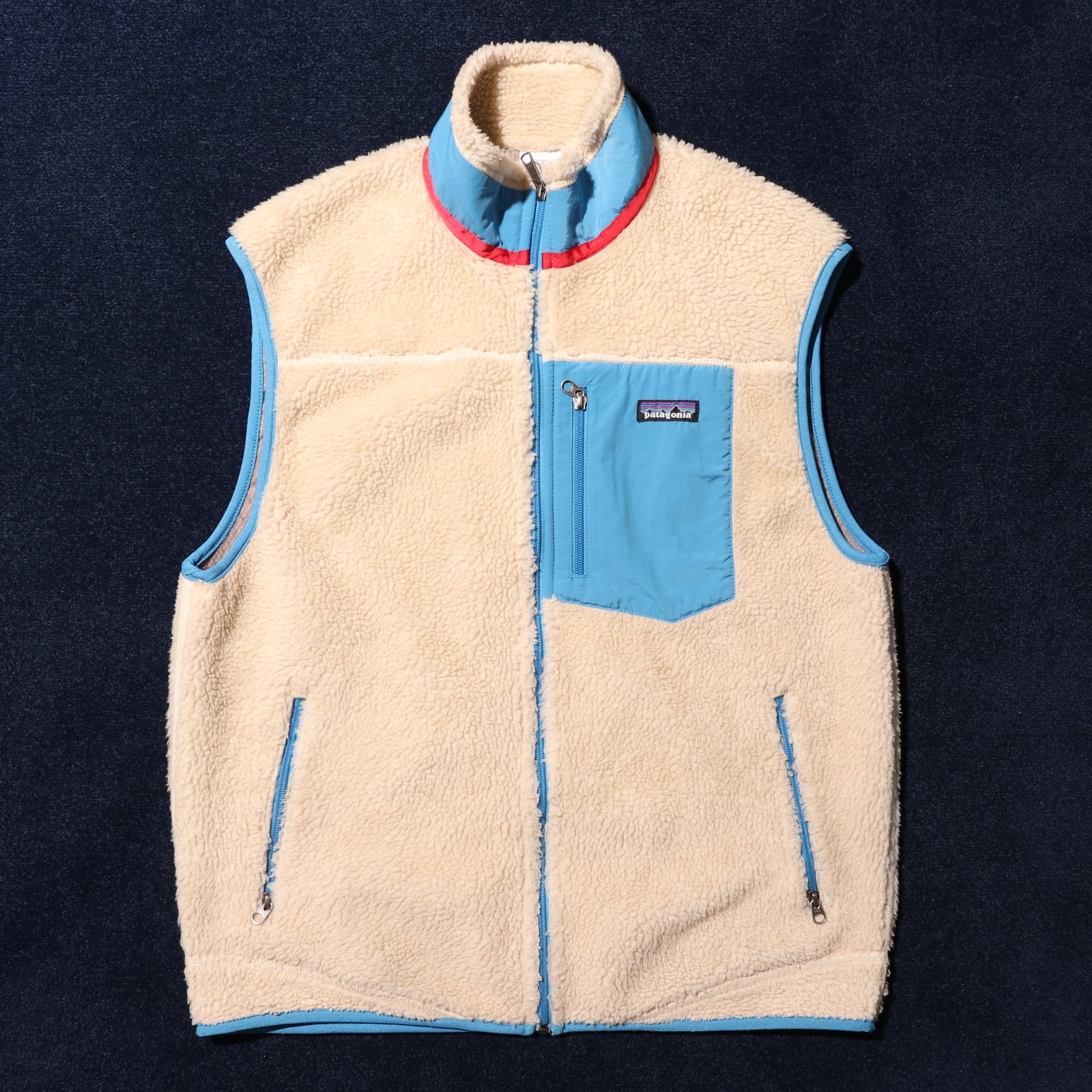 極美品 L 10年 アラスカブルー Patagonia レトロx フリースベスト  