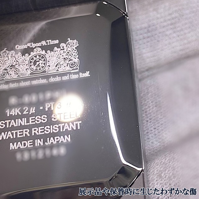【訳あり品／展示品／小傷変色あり】本数限定特価 レクタンギュラー|プラチナホーニングレザー(ギオベ)