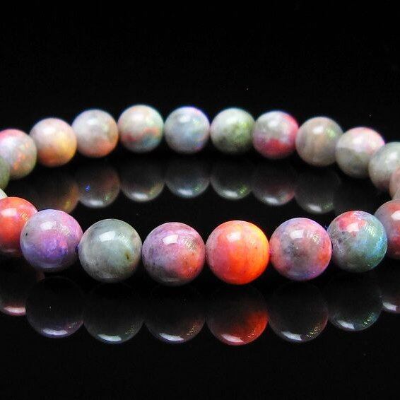 ハックマナイト ブレスレット 8mm 一点物 メール便可 111-49361