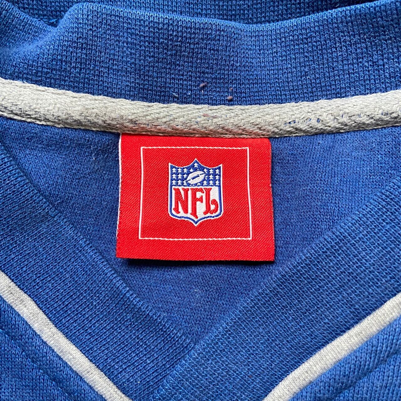 NFL インディアナポリス・コルツ チームロゴ刺繍 スウェットシャツ メンズXL相当 古着 INDIANAPOLIS COLTS アメフト