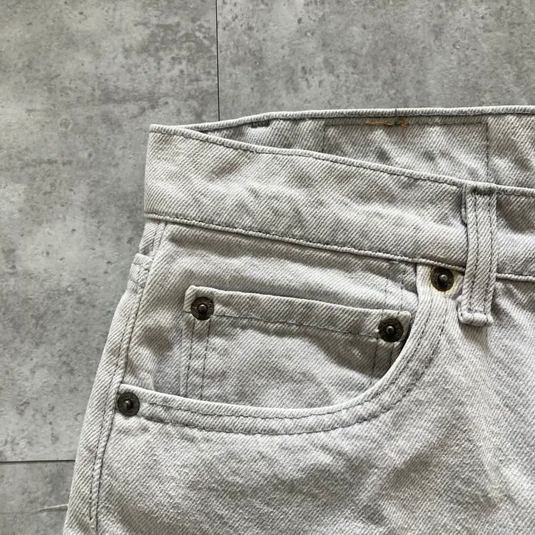 W30 L32】80's US.Levis 505 リーバイス ノックスビル工場(532) ボタン