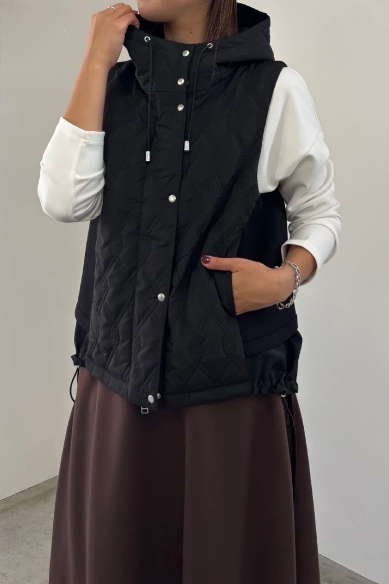 minkchair キルティングフードベスト 15929 ミンクチェアー | ANTILL