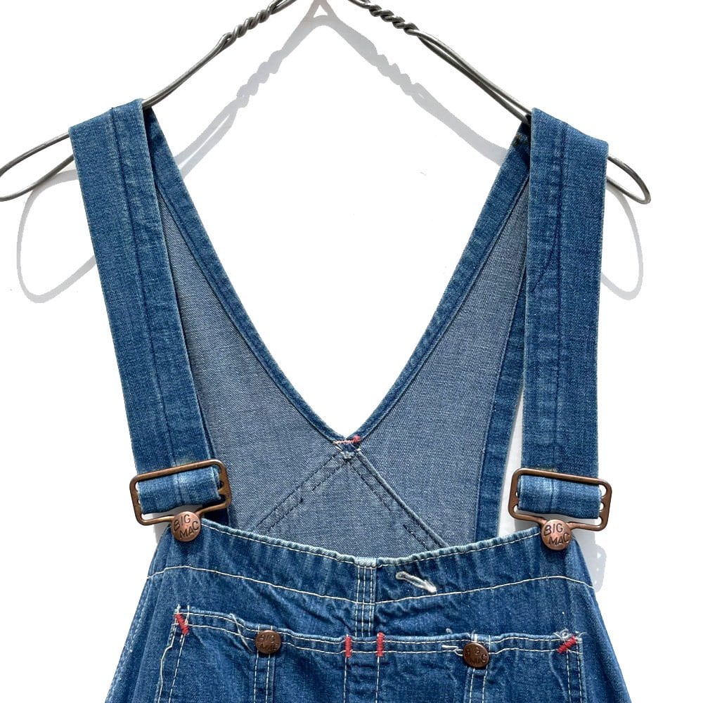 BIG MAC - Union Made] Vintage Denim Overall High Aging [1970s