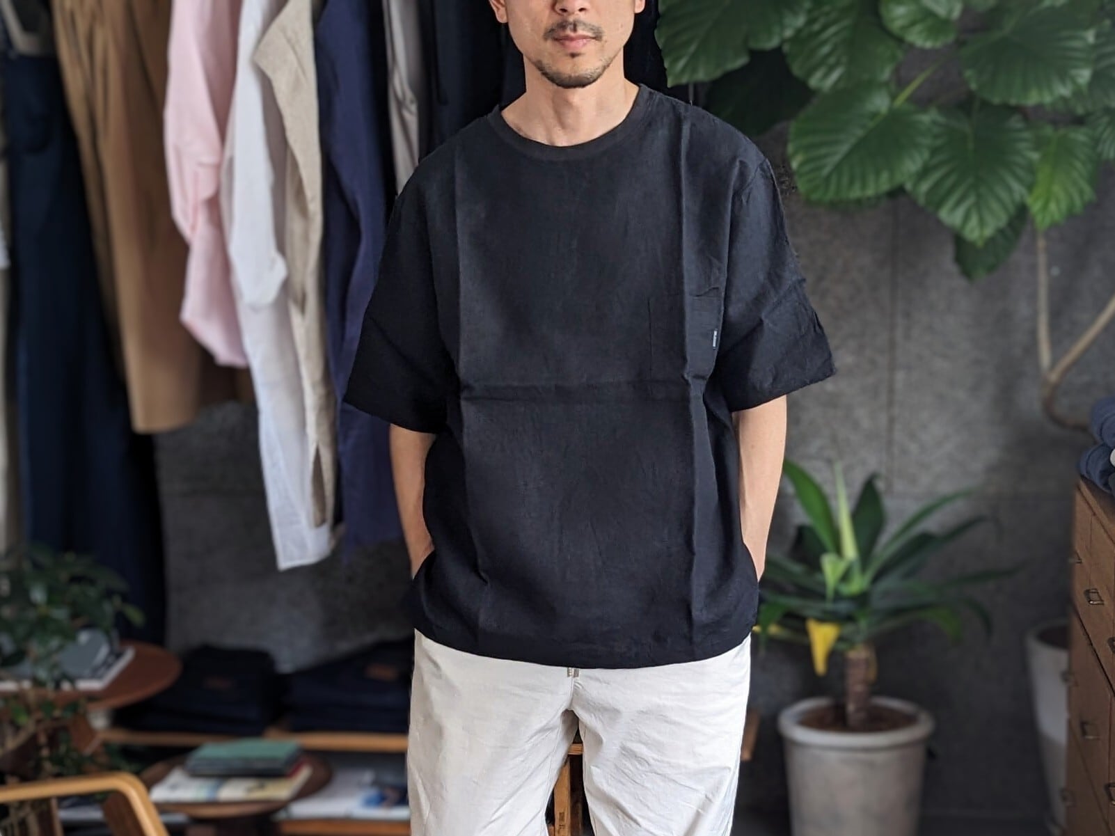 【DELICIOUS】LINEN Big T(Unisex) | JAMES&CO.