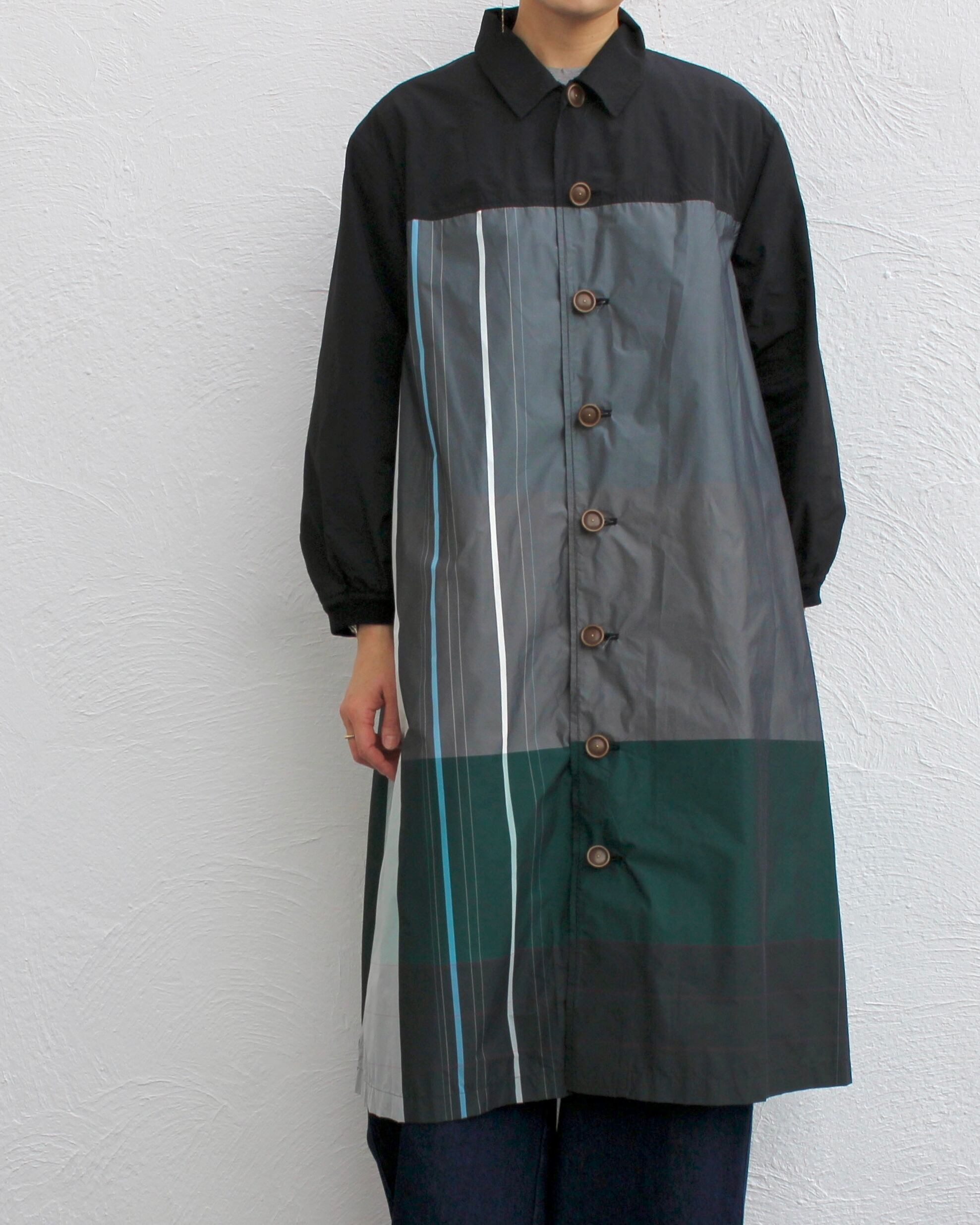 KEIHayamaPLUS/jacquard check one-piece