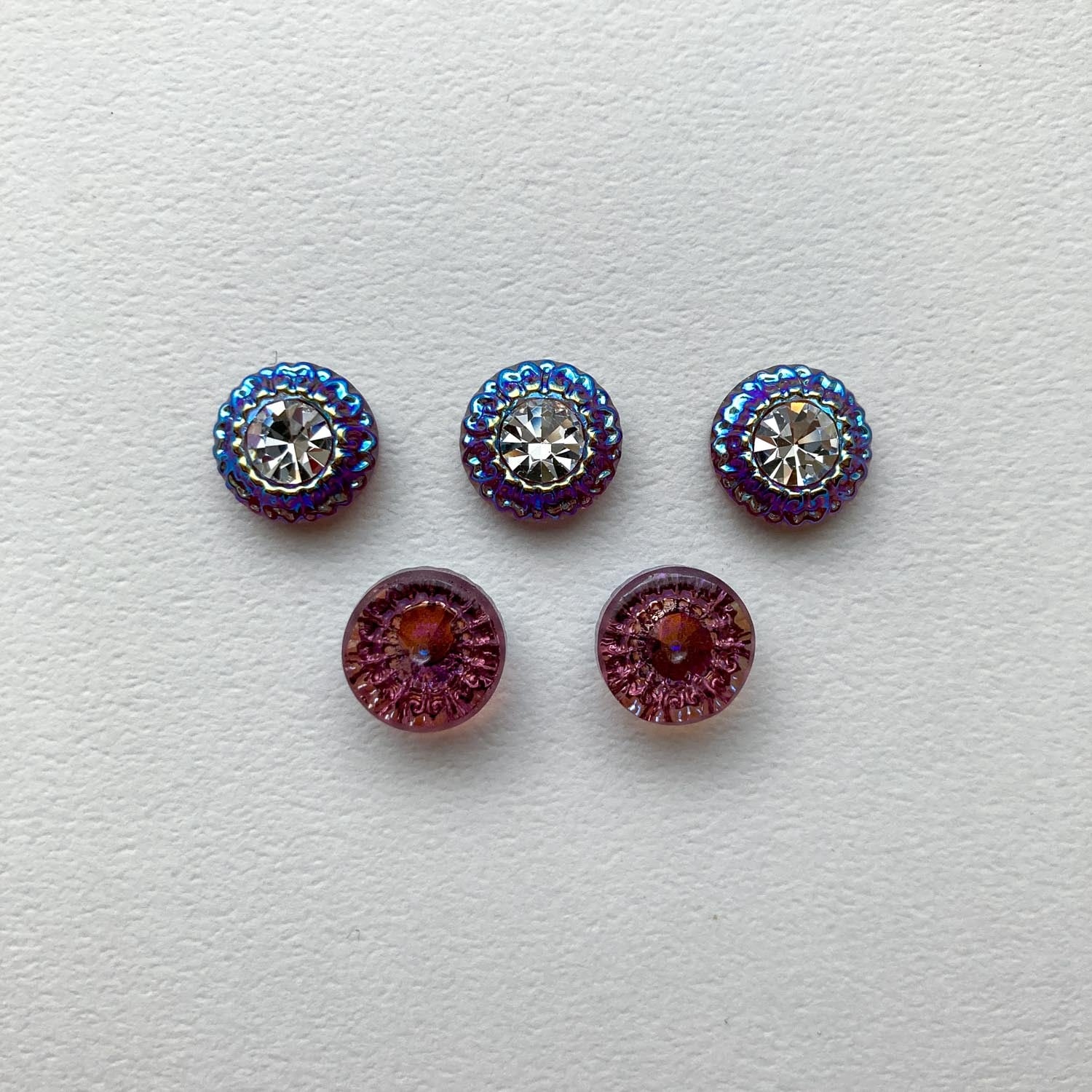 再入荷〉キラキラビジューのチェコガラスカボションS（12mm） | Dua