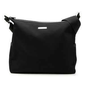 グッチ 斜め掛け ショルダーバッグ 019 0418 ブラック レザー ナイロンキャンバス メンズ GUCCI 【中古】