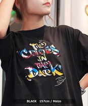 \SALE/◆グラフィティ ロゴ刺繍 ビッグTシャツ◆ng-89122