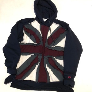 UNIONJACK PATCHWORK HOODED REVERSIBLE JACKET "B"