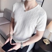 v neck business slim stretch tops 00128