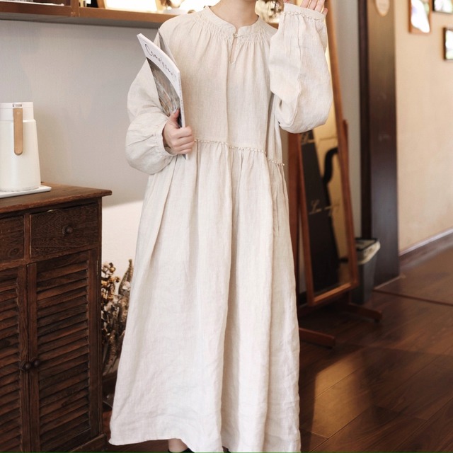 ナチュラルワンピース　T0001