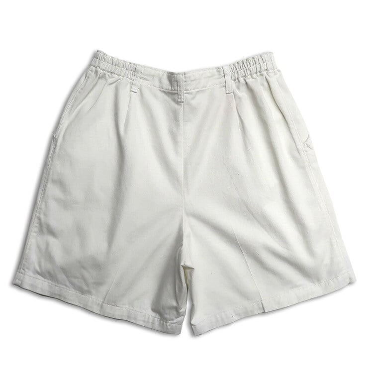 古着 Lee リー ツータック ショートパンツ ハーフパンツ ホワイト 表記