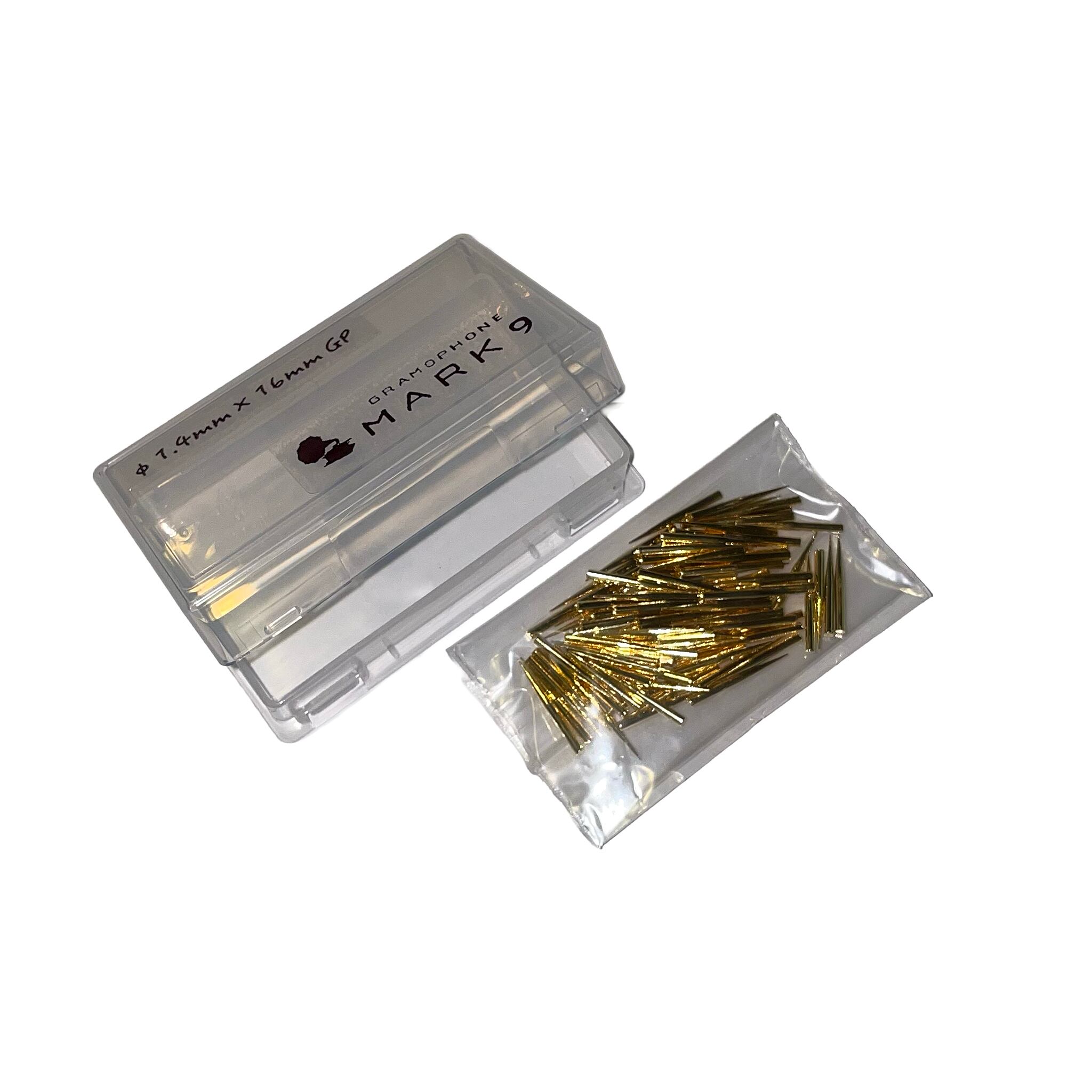 蓄音機用鉄針(径1.4mm×16mm_金メッキ 約100本入り) | Mark9