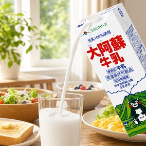 キャップ付き大阿蘇牛乳1000ml（6本入り）【常温便】