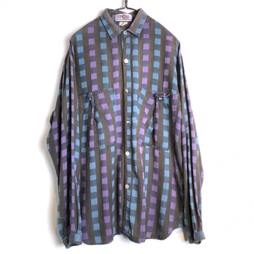 Vintage Check Shirt [1980s-] [PCH] Vintage Cotton Shirt