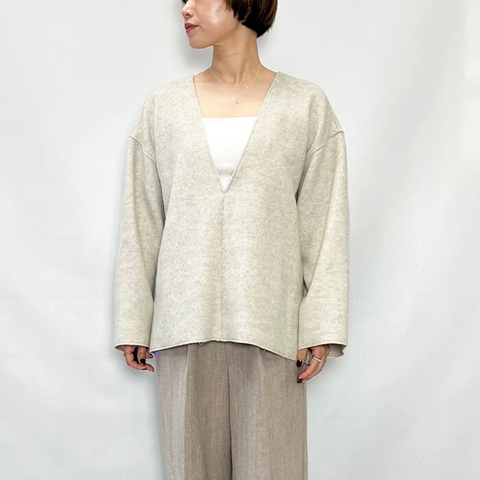 PROTAGONISTA プロタゴニスタ V NECK P/O プルオーバー PNT-BL-13 2025