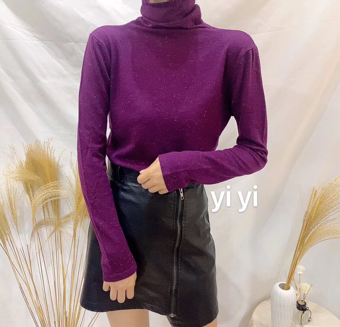 タートルネックトップス