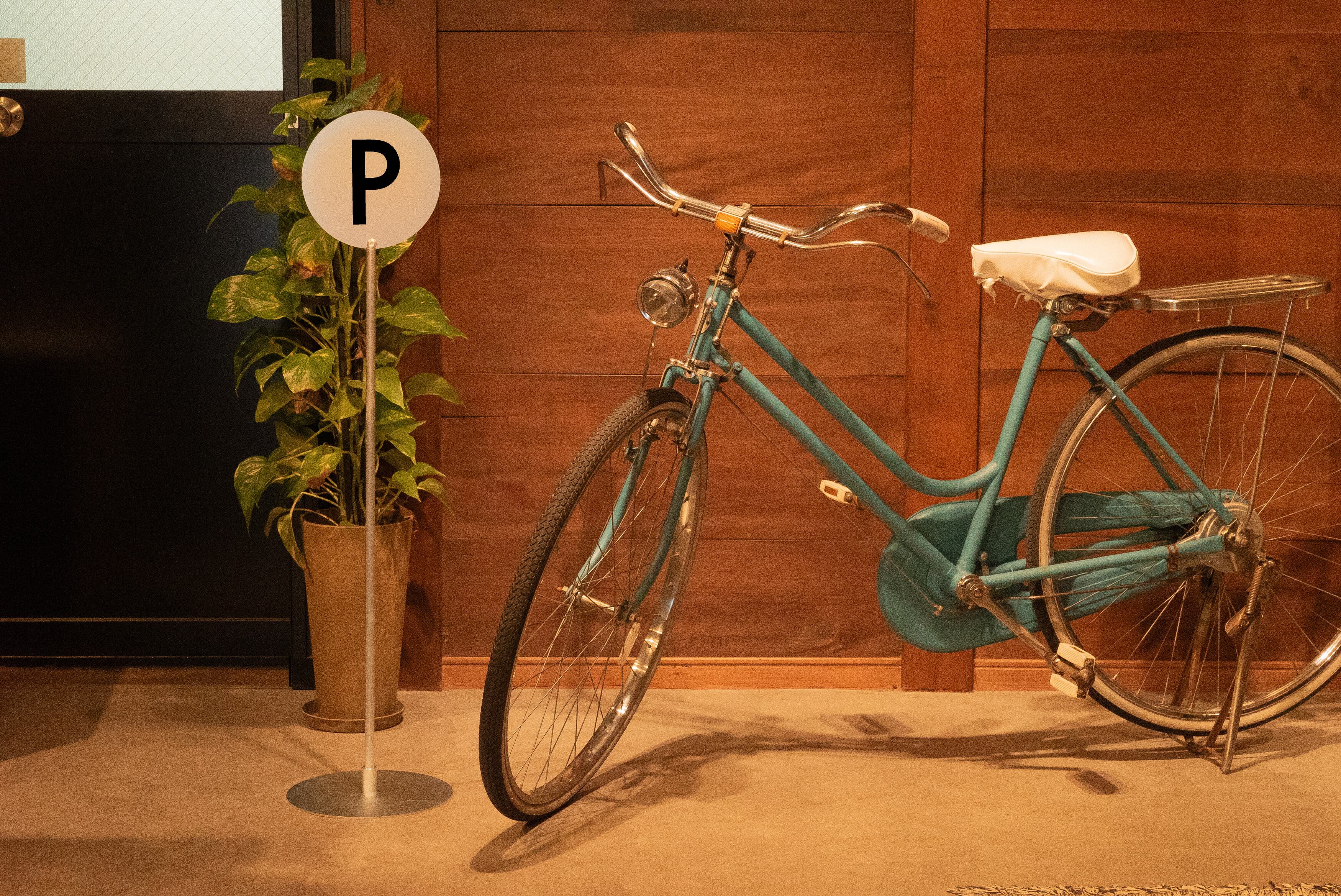 STAND SIGN SILVER -BICYCLE PARKING- /スタンドサイン/看板/駐輪場