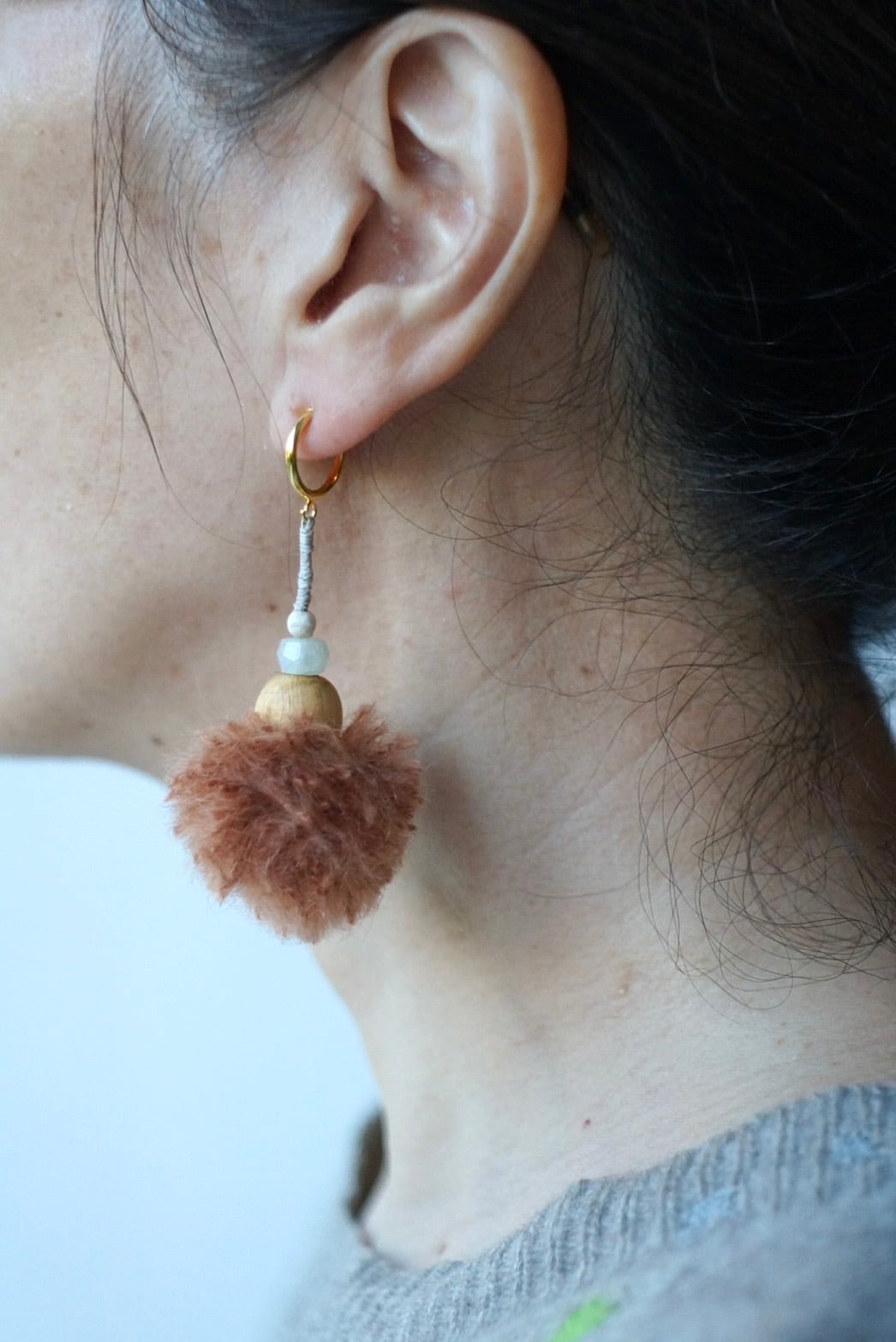 マインドロープ・イヤリング・アクアマリン