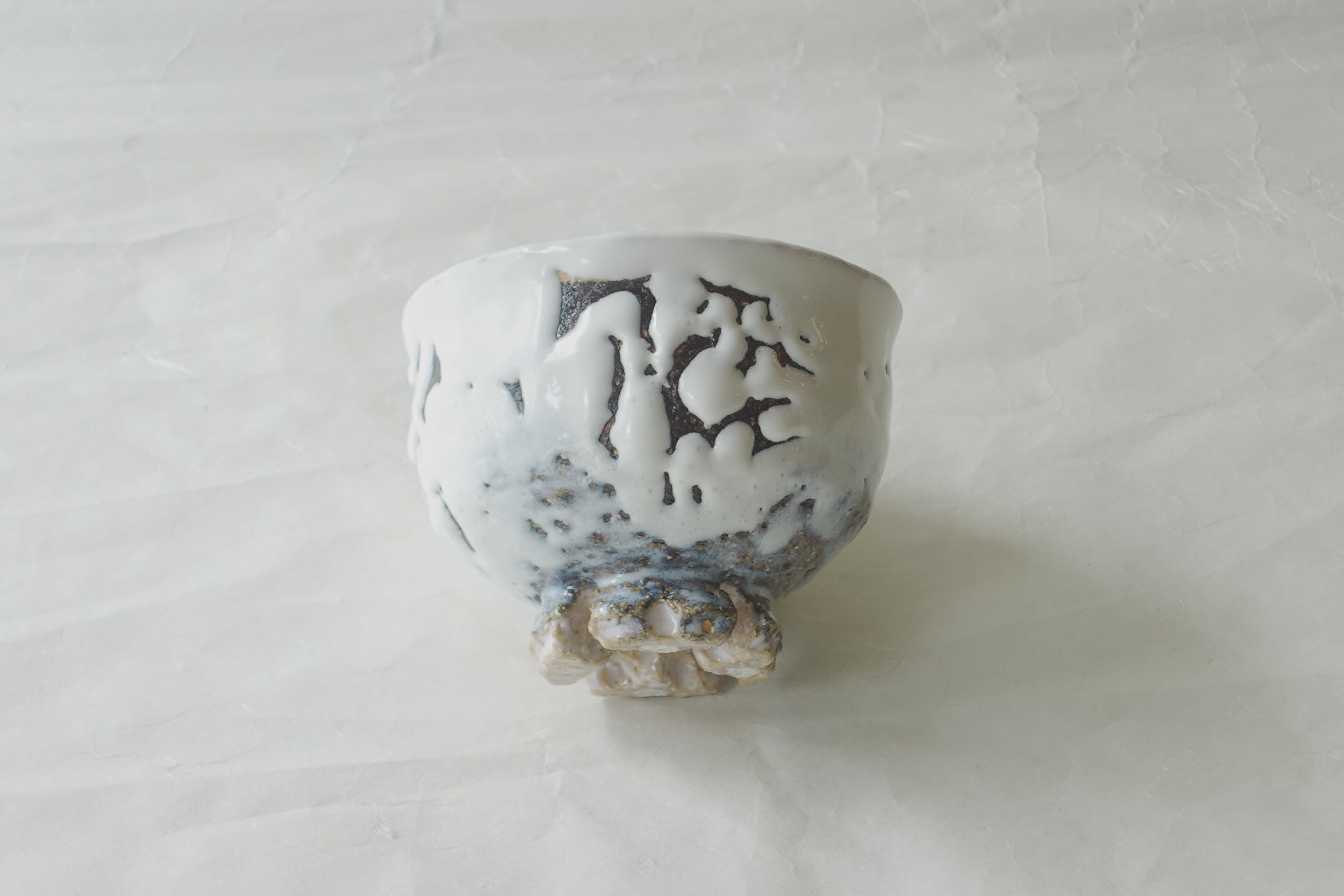 萩焼 小松健 作 かいらぎ 鬼萩 抹茶碗 | 小林漆陶